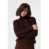 Женский свитер с рукавами-регланами - темно-коричневый цвет, S (есть размеры)