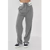 Женские брюки-палаццо со стрелками - серый цвет, XL (есть размеры)
