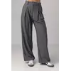 Женские классические брюки со складками - серый цвет, M (есть размеры)