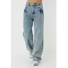 Женские джинсы-варенки wide leg с защипами - голубой цвет, 40р (есть размеры)