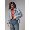 Короткая женская джинсовка в стиле Grunge - джинс цвет, L (есть размеры)