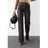 Женские кожаные штаны в винтажном стиле - коричневый цвет, 36р (есть размеры)