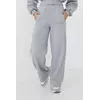 Утепленные трикотажные штаны с карманами - серый цвет, S (есть размеры)