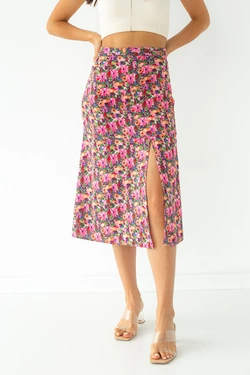 Barley Летняя юбка с распоркой - розовый цвет, M