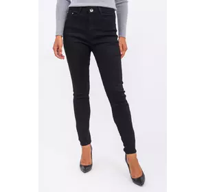 Elegants Классические прямые джинсы - черный цвет, XXXL (46)