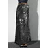 Длинная бархатная юбка с пайетками - черный цвет, M (есть размеры)