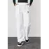Трикотажные штаны на флисе с накладными карманами - молочный цвет, L (есть размеры)