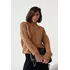 Женский свитер с рукавами-регланами - коричневый цвет, L (есть размеры)