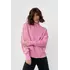 Женский свитер в технике тай-дай - розовый цвет, L (есть размеры)