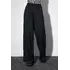 Женские трикотажные брюки-кюлоты - черный цвет, M (есть размеры)